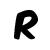 R