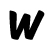 W